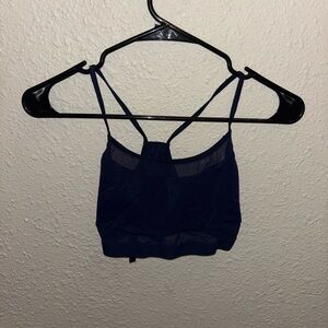 Victoria Sport Navy Mesh Sports Bra Size Small